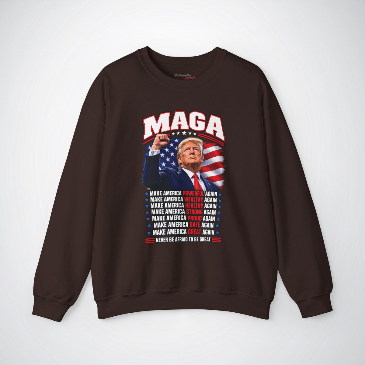 Trump MAGA Make America Great Again Fist Raise Patriotic Sweatshirt