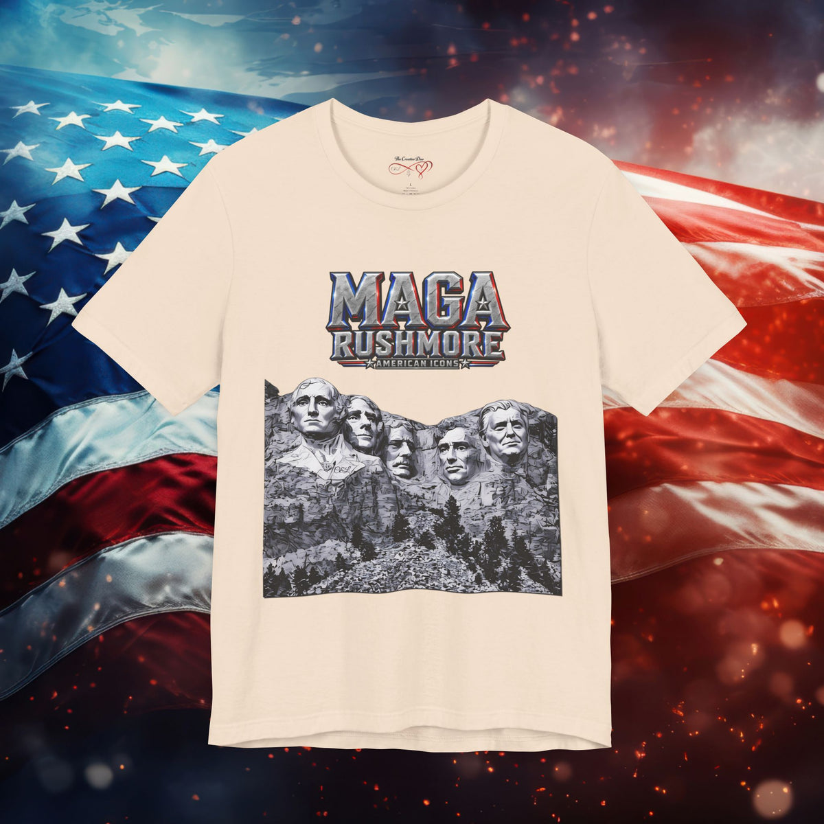 MAGA Rushmore Crew T-Shirt