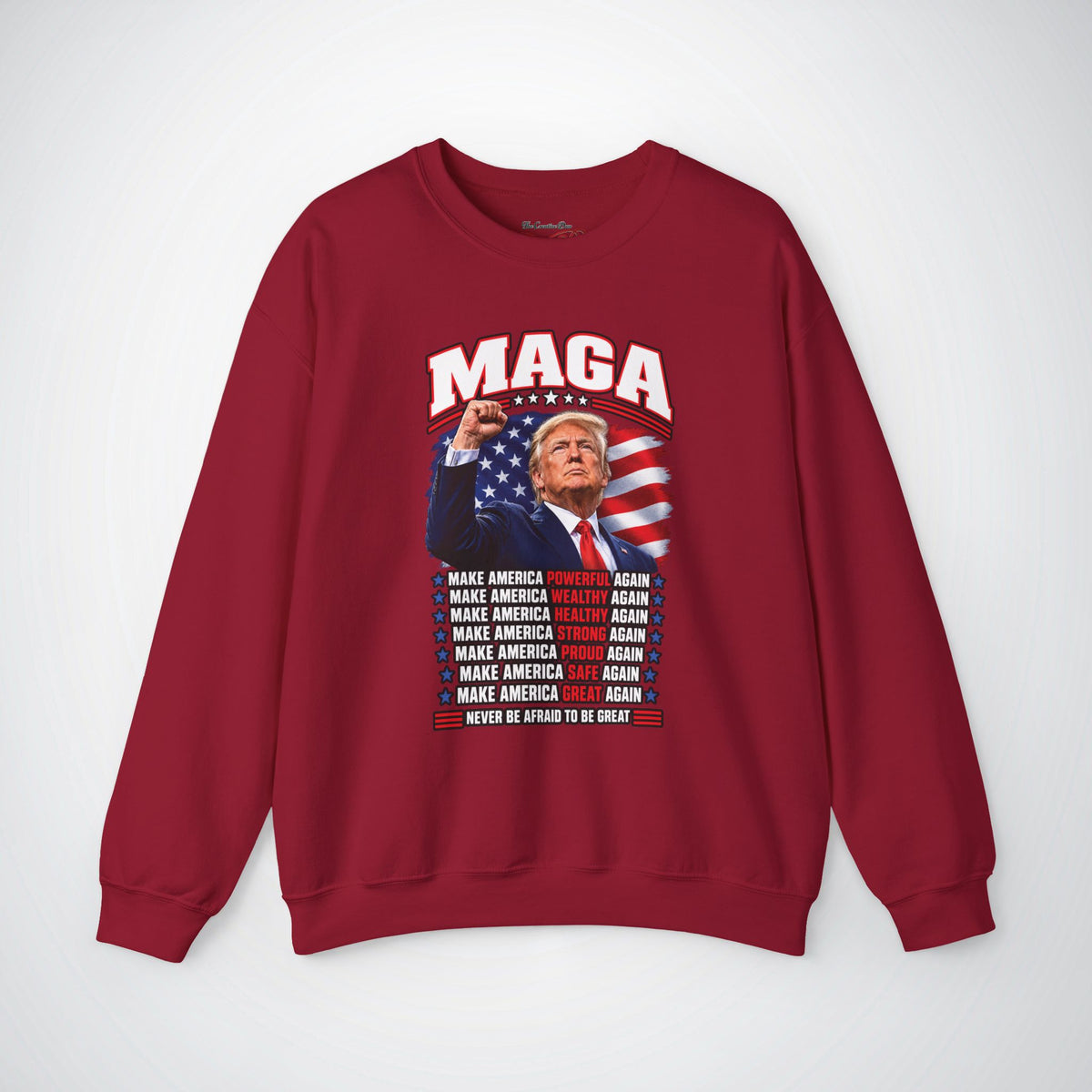 Trump MAGA Make America Great Again Fist Raise Patriotic Sweatshirt