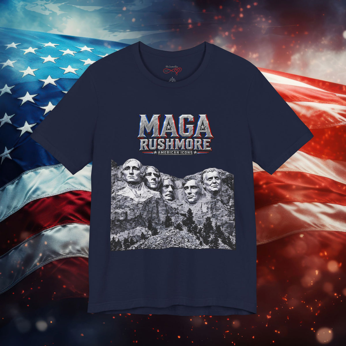 MAGA Rushmore Crew T-Shirt