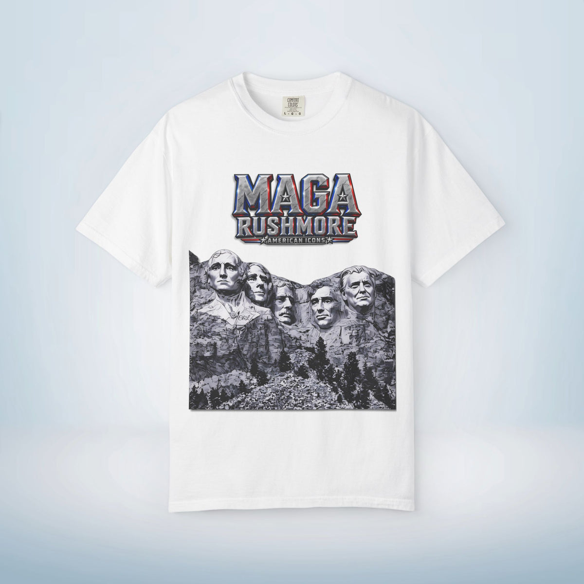 MAGA Rushmore | American Icons T-Shirt - Trump added to Mount Rushmore