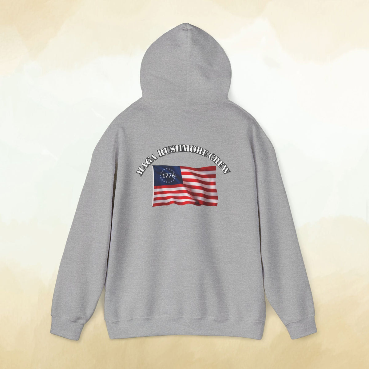 Hoodie - MAGA Rushmore Crew Presidential Graphic Hoodie - MAGA Rushmore Crew