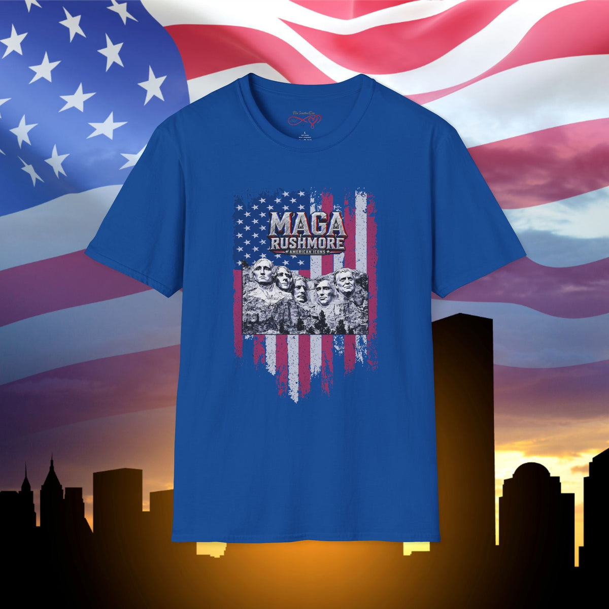 MAGA Rushmore American Icons T-Shirt - MAGA Rushmore Crew