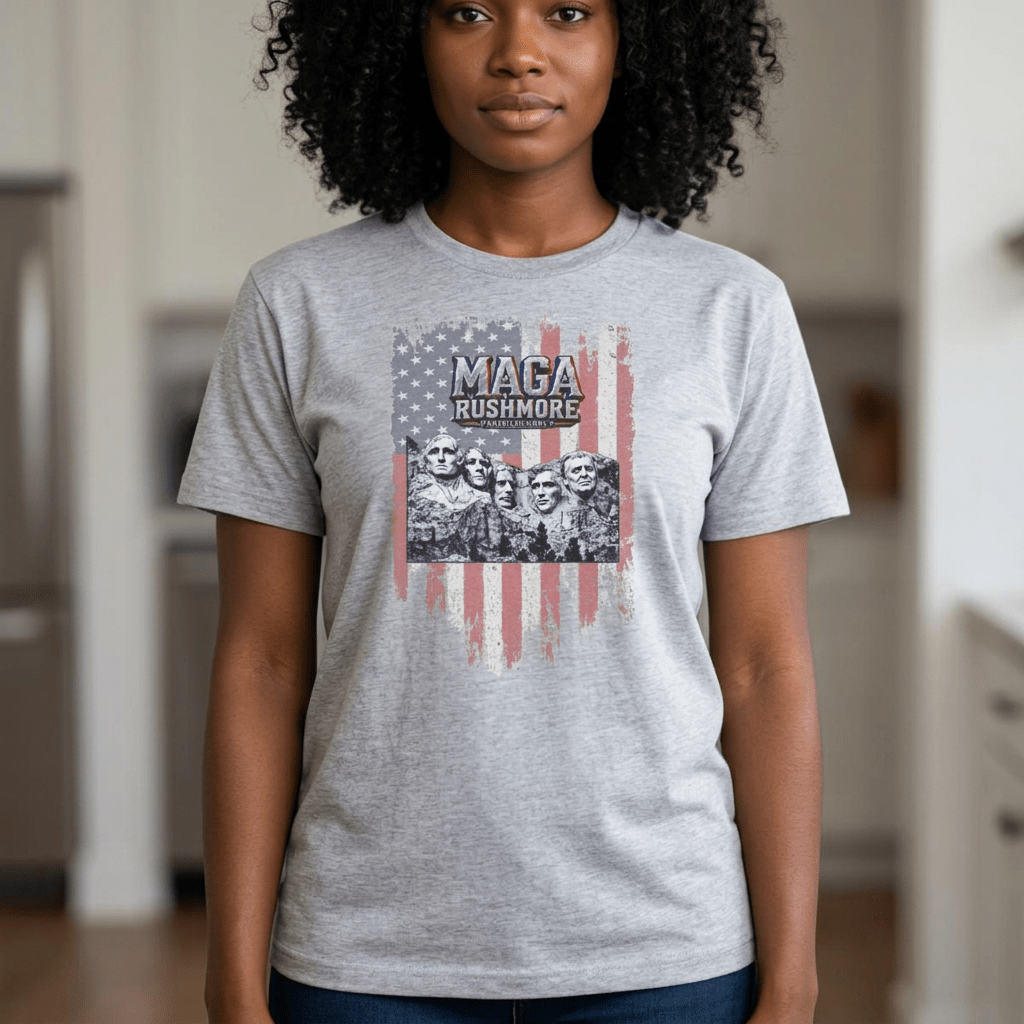MAGA Rushmore American Icons T-Shirt - MAGA Rushmore Crew