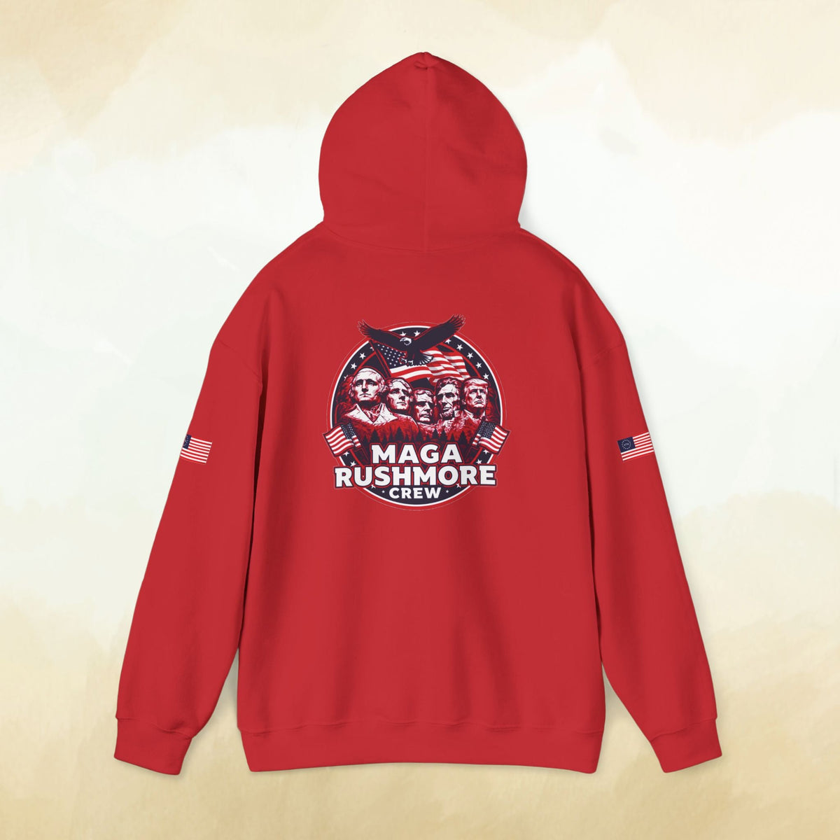 MAGA Rushmore Crew Presidential Graphic Hoodie - Bold Style - MAGA Rushmore Crew