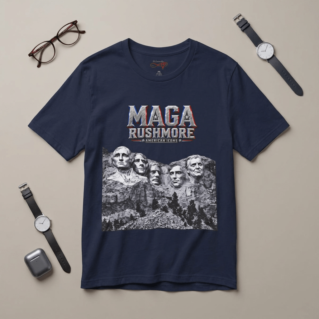 MAGA Rushmore Crew T-Shirt - MAGA Rushmore Crew