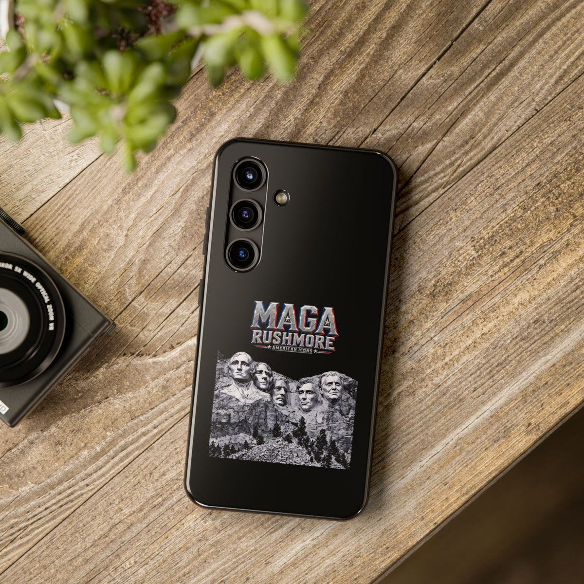 MAGA Rushmore Phone Case | Trump on Mount Rushmore iPhone & Samsung Case - MAGA Rushmore Crew
