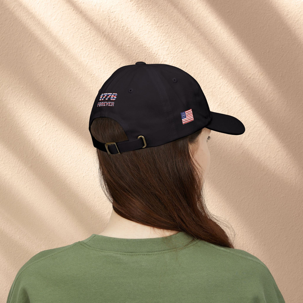 Patriotic "MAGA RUSHMORE CREW" Dad Cap — USA Flag Embroidered Baseball Hat - MAGA Rushmore Crew